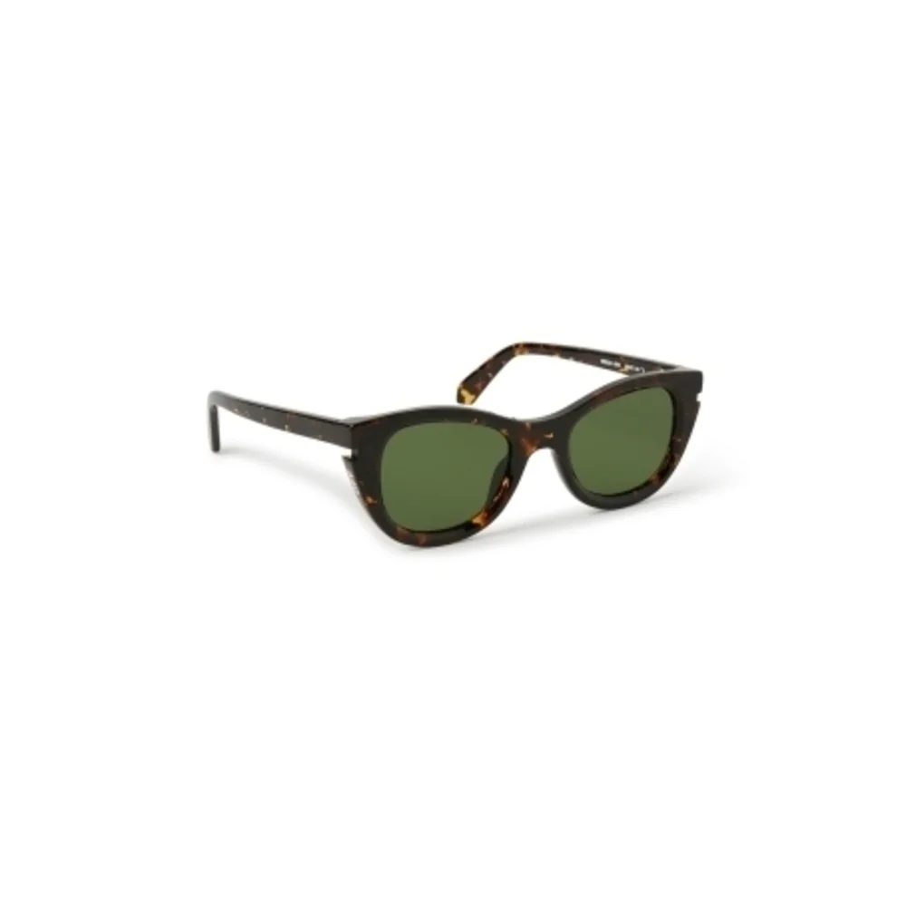 NWT Off-White Boulder Havana Cat Eye 50mm Sunglasses